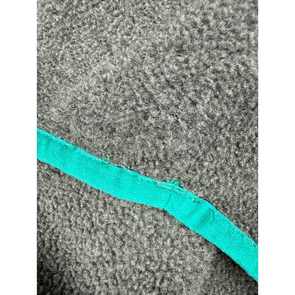 Patagonia synchilla T snap fleece teal/ gray women’s large - Picture 6 of 10